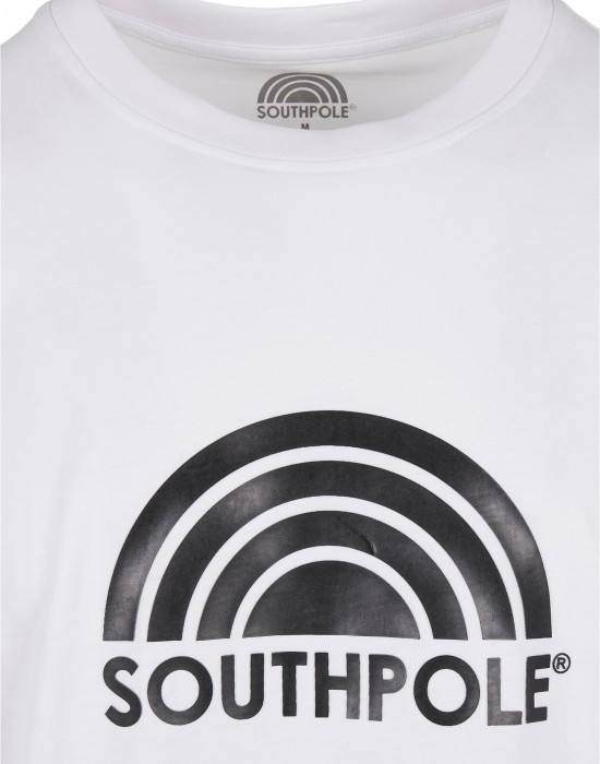 Мъжка тениска в бял цвят Southpole Logo Tee white, Тениски - Lit.bg Мъжка тениска в бял цвят Southpole Logo Tee white, Мъже - Lit.bg