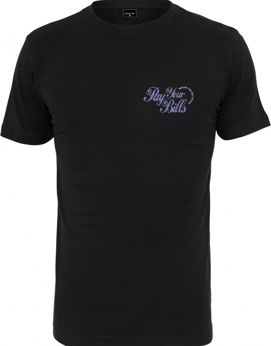 Мъжка тениска в черен цвят Mister Tee Pay Your Bills Tee black, Мъже - Lit.bg