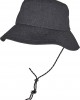 Шапка идиотка с връзка в тъмносив цвят Adjustable Flexfit Bucket Hat, Аксесоари - Lit.bg