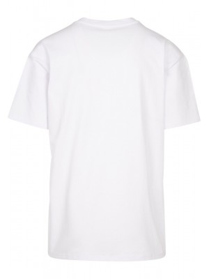 Мъжка тениска в бял цвят Mister Tee Biggie Ready To Die Oversize Tee white 