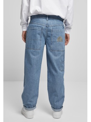 Мъжки дънки в светлосин цвят Southpole Embroidery Denim 