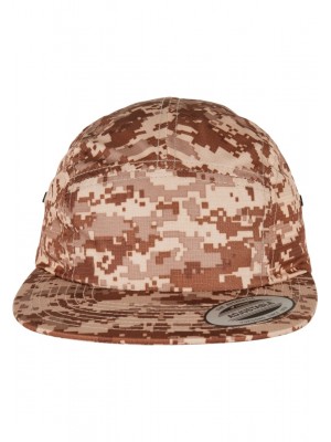 Шапка в бежов камуфлаж Urban Classics Multicam Jockey Cap 