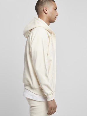 Мъжки изчистен суичър с цип Urban Classics  в пясъчен цвят