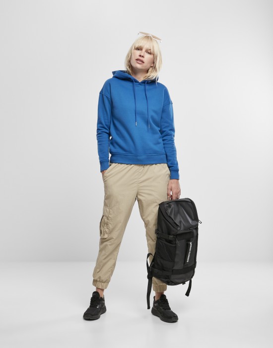 Дамски суичър в кралско син цвят Urban Classics Ladies Hoody sporty blue, Суичъри - Lit.bg Дамски суичър в кралско син цвят Urban Classics Ladies Hoody sporty blue, Жени - Lit.bg