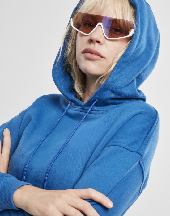 Дамски суичър в кралско син цвят Urban Classics Ladies Hoody sporty blue, Суичъри - Lit.bg Дамски суичър в кралско син цвят Urban Classics Ladies Hoody sporty blue, Жени - Lit.bg