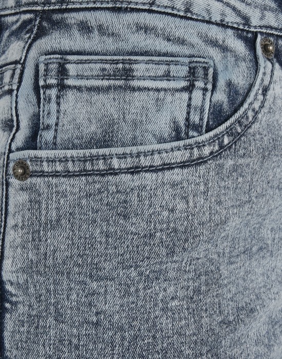 Дамски къси дънкови панталони в светлосин цвят Urban Classics 5 Pocket Shorts light skyblue acid washed, Дамски къси панталони - Lit.bg Дамски къси дънкови панталони в светлосин цвят Urban Classics 5 Pocket Shorts light skyblue acid washed, Жени - Lit.bg