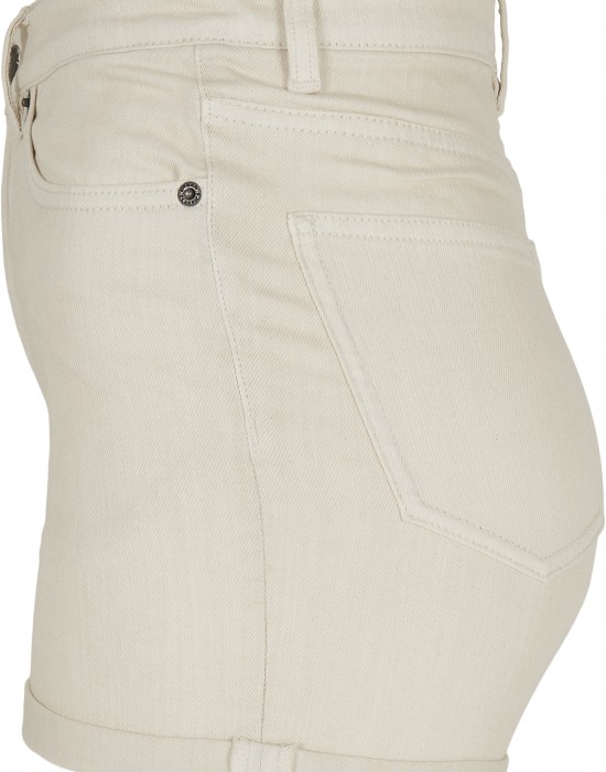 Дамски къси дънкови панталони в пясъчен цвят Urban Classics 5 Pocket Shorts, Дамски къси панталони - Lit.bg Дамски къси дънкови панталони в пясъчен цвят Urban Classics 5 Pocket Shorts, Жени - Lit.bg