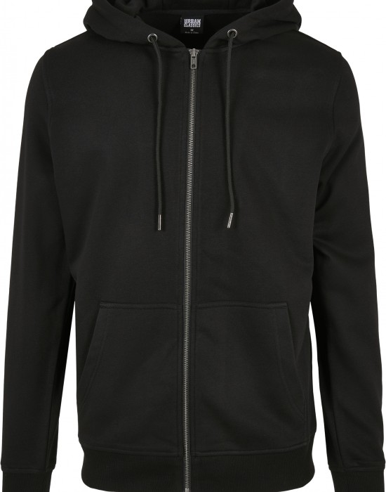 Мъжки суичър в черен цвят Urban Classics Basic Terry Zip Hoody, Суичъри с цип - Lit.bg Мъжки суичър в черен цвят Urban Classics Basic Terry Zip Hoody, Мъже - Lit.bg