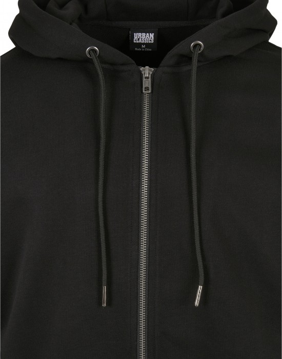 Мъжки суичър в черен цвят Urban Classics Basic Terry Zip Hoody, Суичъри с цип - Lit.bg Мъжки суичър в черен цвят Urban Classics Basic Terry Zip Hoody, Мъже - Lit.bg