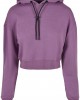 Дамски суичър в лилав цвят Urban Classics Ladies Short Terry Hoody, Жени - Lit.bg