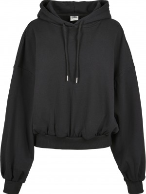 Дамски суичър в черен цвят Urban Classics от органичен памук