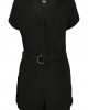 Дамски гащеризон Urban Classics Ladies Short Viscose Belt Jumpsuit, Жени - Lit.bg