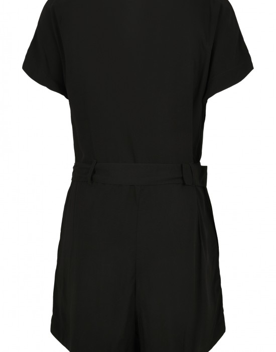 Дамски гащеризон Urban Classics Ladies Short Viscose Belt Jumpsuit, Жени - Lit.bg