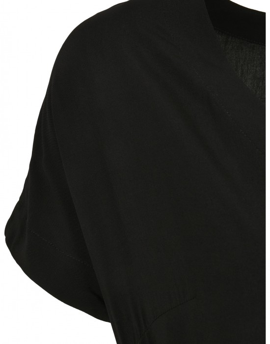 Дамски гащеризон Urban Classics Ladies Short Viscose Belt Jumpsuit, Жени - Lit.bg