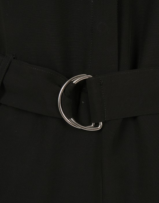 Дамски гащеризон Urban Classics Ladies Short Viscose Belt Jumpsuit, Жени - Lit.bg