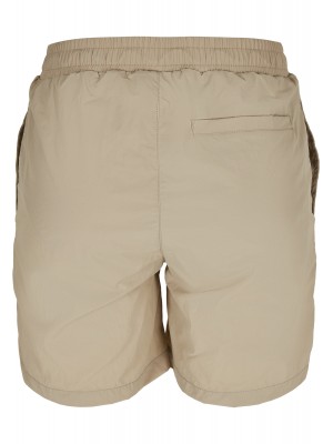 Дамски къси панталони в бежов цвят Urban Classics Crinkle 