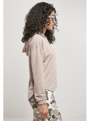 Дамски суичър в цвят пепел от рози Urban Classics Shaped 