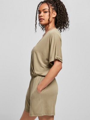 Дамски гащеризон в цвят каки Urban Classics
