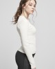 Дамски пуловер в бял пясъчен цвят Urban Classics Ladies Wide Neckline Sweater, Жени - Lit.bg