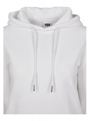 Детски суичър в бял цвят Urban Classics от органичен памук