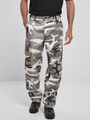 Армейски карго панталони в бял камуфлажен цвят Brandit urban