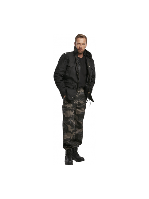 Армейски карго панталони в тъмен камуфлажен цвят Brandit