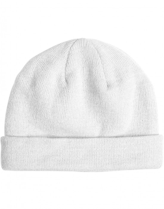 Бийни шапка в бял цвят MSTRDS Short Cuff Knit Beanie, Аксесоари - Lit.bg