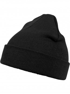 Бийни шапка в черен  цвят MSTRDS Beanie Basic Flap 