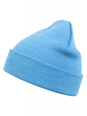 Бийни шапка в цвят тюркоаз MSTRDS Beanie Basic Flap turquoise 