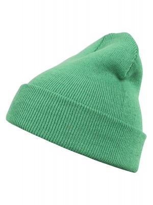 Бийни шапка в зелен цвят MSTRDS Beanie Basic Flap kelly 