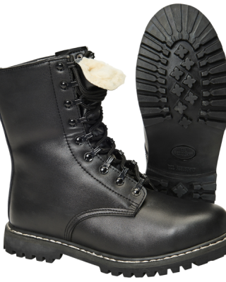 Бойни кубинки с подплата в черно Brandit Para Boot