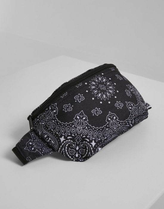 Чанта за рамо с принт на бандана URBAN CLASSICS BANDANA PRINT HIP BAG, Аксесоари - Lit.bg