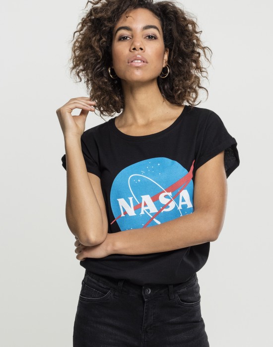 Черна дамска тениска Mister Tee NASA Insignia, Жени - Lit.bg Черна дамска тениска Mister Tee NASA Insignia, Жени - Lit.bg