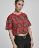 Дамска карирана къса тениска Urban Classics Ladies AOP Tartan Short Oversized Tee red/blk, Жени - Lit.bg Дамска карирана къса тениска Urban Classics Ladies AOP Tartan Short Oversized Tee red/blk, Жени - Lit.bg