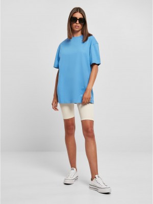Дамска широка тениска в светлосин цвят Urban Classics Boyfriend Tee