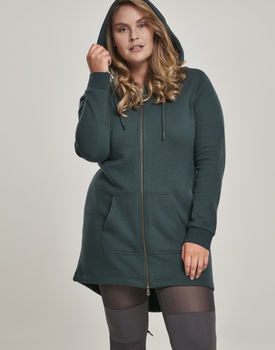 Дамска спортна парка в зелено Ladies Sweat Parka, Суичъри - Lit.bg