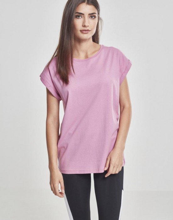 Дамска тениска с U-образно деколте Urban Classics coolpink, Тениски - Lit.bg Дамска тениска с U-образно деколте Urban Classics coolpink, Жени - Lit.bg