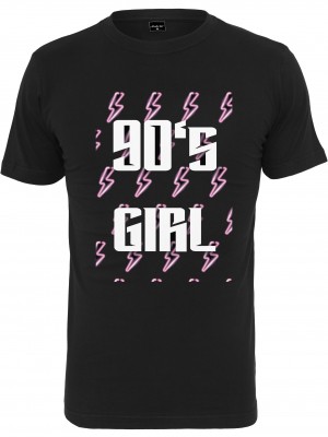 Дамска тениска в черен цвят Merchcode Ladies 90ies Girl Tee black 