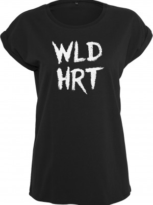 Дамска тениска в черен цвят Mister Tee WLD HRT 
