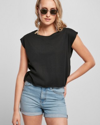 Дамска тениска в черен цвят Urban Classics от органичен памук