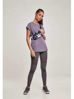 Дамска тениска в лилав цвят Urban Classics Ladies Extended Shoulder Tee dustypurple