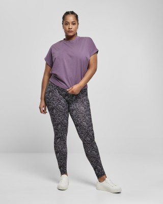 Дамска тениска в лилаво Ladies Short Pigment Dye Cut On Sleeve Tee