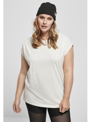 Дамска тениска в светлосиво Urban Classics Ladies Extended Shoulder