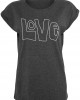 Дамска тениска в тъмносив цвят Mister Tee Love., Тениски - Lit.bg