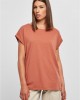 Дамска тениска в цвят корал Urban Classics Ladies Shoulder Tee, Тениски - Lit.bg Дамска тениска в цвят корал Urban Classics Ladies Shoulder Tee, Тениски - Lit.bg