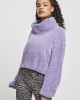 Дамски къс пуловер в лилав цвят Urban Classics Ladies Short Chenille Turtleneck Sweater, Блузи - Lit.bg Дамски къс пуловер в лилав цвят Urban Classics Ladies Short Chenille Turtleneck Sweater, Жени - Lit.bg