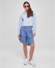Дамски къс суичър с качулка в светлосин цвят Urban Classics Terry Hoody, Суичъри - Lit.bg Дамски къс суичър с качулка в светлосин цвят Urban Classics Terry Hoody, Суичъри - Lit.bg