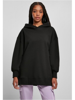 Дамски широк суичър с качулка в черен цвят Urban Classics Big Oversized Hoody