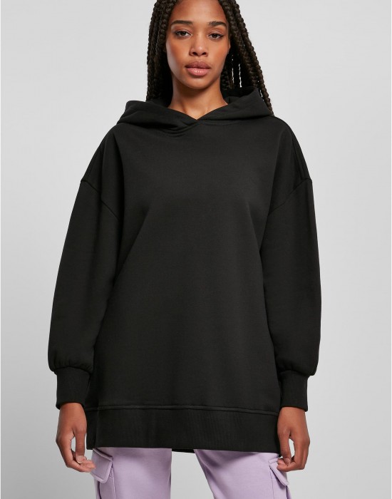 Дамски широк суичър с качулка в черен цвят Urban Classics Big Oversized Hoody, Суичъри - Lit.bg Дамски широк суичър с качулка в черен цвят Urban Classics Big Oversized Hoody, Суичъри - Lit.bg