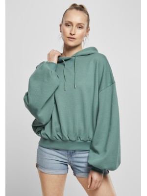 Дамски широк суичър в зелено Ladies Oversized Hoody